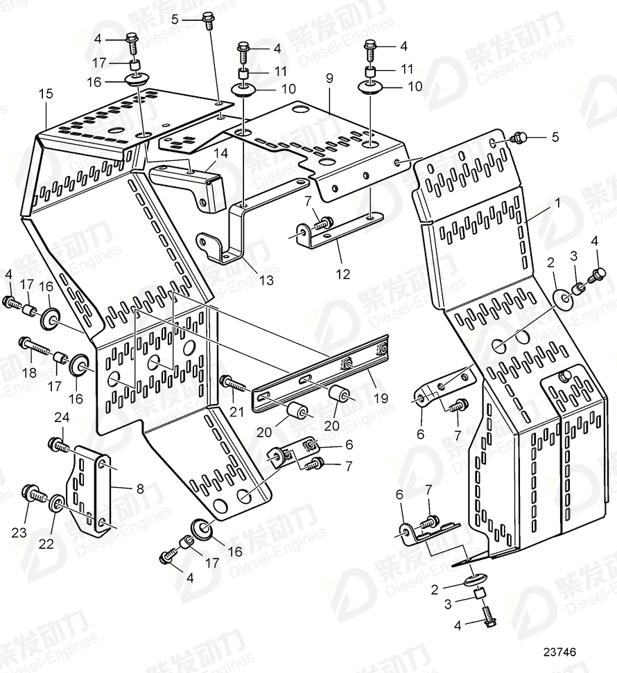 VOLVO Berringsskydd 21276410 Drawing